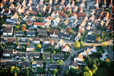 Vue aérienne de Rue Robert Koch à Kandel dans le département Rhénanie-Palatinat, Allemagne