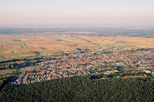 Rülzheim dans le département Rhénanie-Palatinat, Allemagne d'en haut