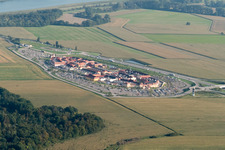 Photographie aérienne de Centre commercial à Roppenheim dans le département Bas Rhin, France