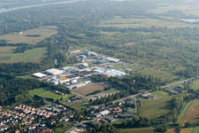 Vue oblique de Drusenheim dans le département Bas Rhin, France