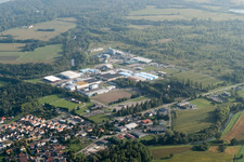 Drusenheim dans le département Bas Rhin, France d'en haut