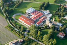 Vue aérienne de Site de l'usine Kraewa GmbH Umformtechnik à le quartier Erlach in Renchen dans le département Bade-Wurtemberg, Allemagne
