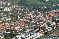 Vue aérienne de Quartier Gaisbach in Oberkirch dans le département Bade-Wurtemberg, Allemagne