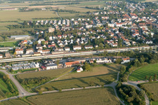 Appenweier dans le département Bade-Wurtemberg, Allemagne hors des airs