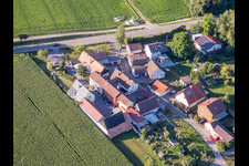 Photographie aérienne de Quartier de Welschhof à Freckenfeld dans le département Rhénanie-Palatinat, Allemagne