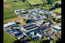 Billigheim-Ingenheim dans le département Rhénanie-Palatinat, Allemagne d'en haut