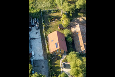 Quartier Billigheim in Billigheim-Ingenheim dans le département Rhénanie-Palatinat, Allemagne d'un drone