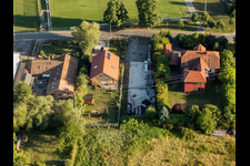 Vue oblique de Quartier Billigheim in Billigheim-Ingenheim dans le département Rhénanie-Palatinat, Allemagne