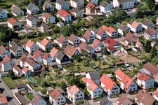 Règlement à Kandel dans le département Rhénanie-Palatinat, Allemagne vue d'en haut